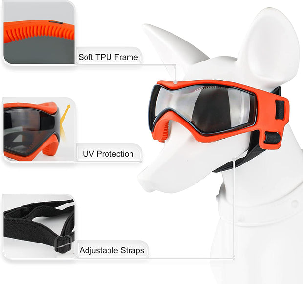 Best Googles with UV Protection Puppy Goggles Windproof Anti fog Pet Sunglasses