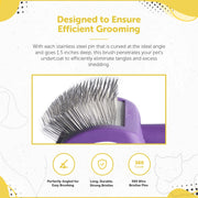 Pet Grooming Slicker Brush for Dogs