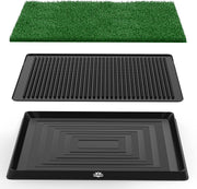 Artificial Grass Puppy Pad for Dogs Portable Training Pad with Tray